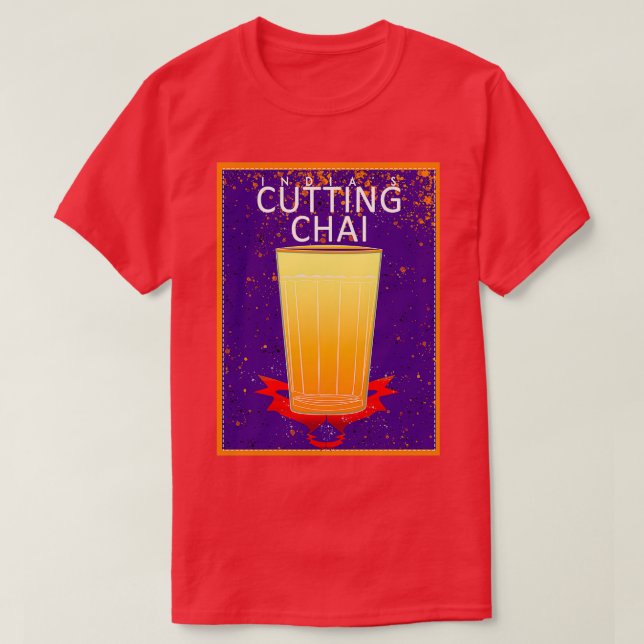 T-shirt couper le thé chai (Design devant)