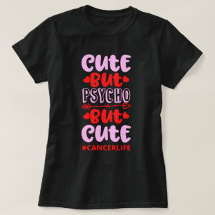 T-shirt COUPER MAIS PSYCHO MAIS CUT #CANCERLIFE drôle anni
