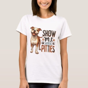 T-SHIRT COUPER PITBULL TERRIER CHIEN AMUSANT DIRE