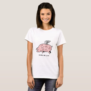 T-shirt Coupes de cochon volantes