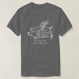 T-shirt Coupes de cochon volantes