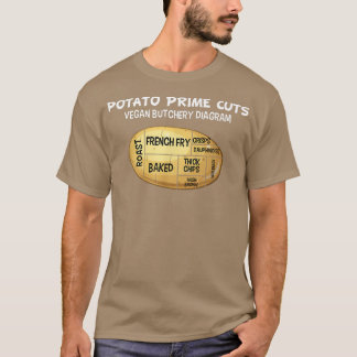 T-shirt Coupes de pomme de terre amusant Boucher d'amoureu