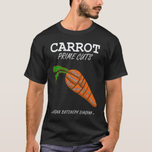 T-shirt Coupes principales de carottes végétaliennes Bouch