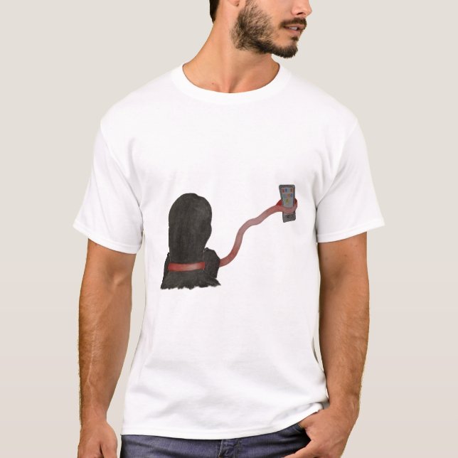 T-shirt Coupez la fuite des médias sociaux (Devant)