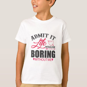 T-shirt Couple Art Admet It Life
