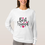 T-shirt Couple Art Heart Best Friend<br><div class="desc">Couple Art Heart Best Friend</div>