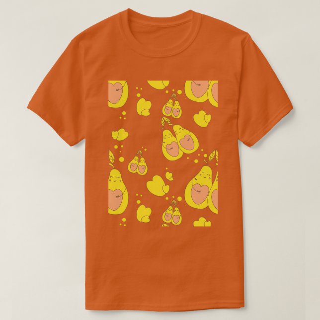 T-shirt Couple Avocado 2 (Design devant)