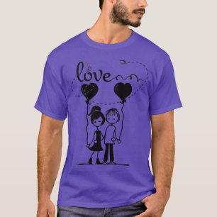 T-shirt Couple d'amoureux