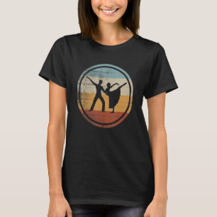 T-shirt Couple de danse rétro vintage couple dansant