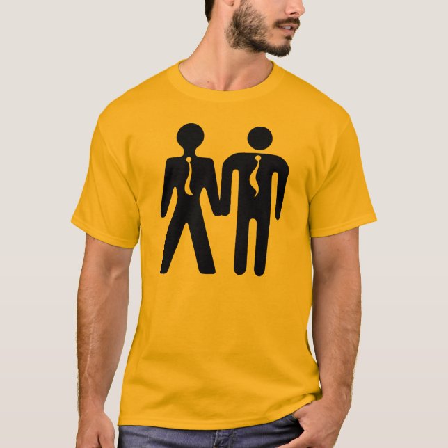 T-shirt couple de garçons (Devant)