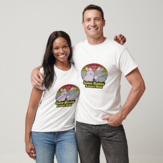 T-shirt Couple de lapins mignons
