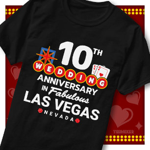 T-shirt Couple de mariés pour le 10ème anniversaire de la