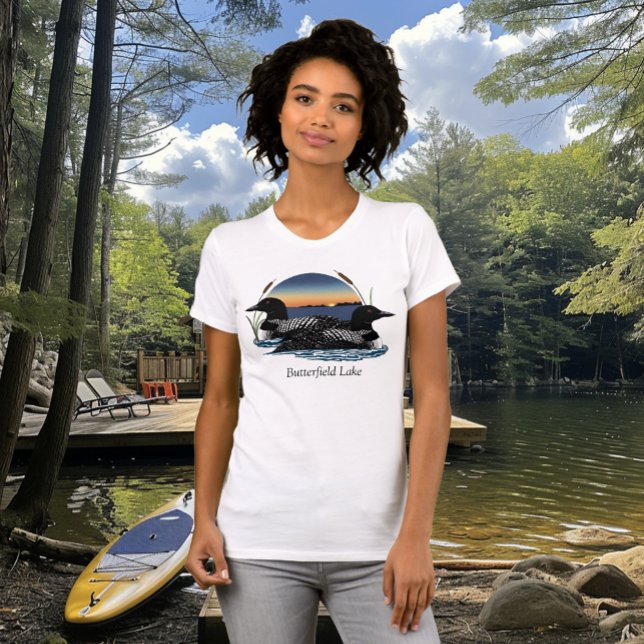 T-shirt Couple de plongeons du lac Butterfield (Créateur téléchargé)