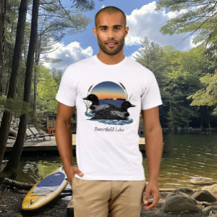 T-shirt Couple de plongeons du lac Butterfield
