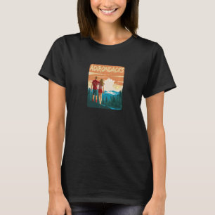 T-shirt Couple de randonnée dans le parc des montagnes Adi
