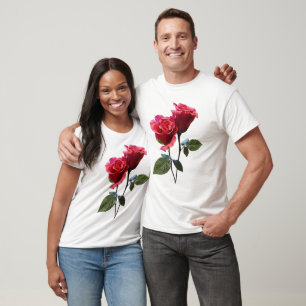 T-shirt Couple de Roses