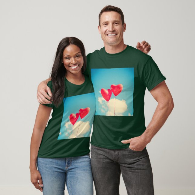 T-Shirt Couple Élevé (Unisexe)