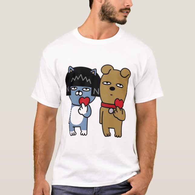 T-shirt Couple - Frodo & Neo (Devant)