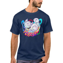 T-shirt Couple Garçon Purrfect