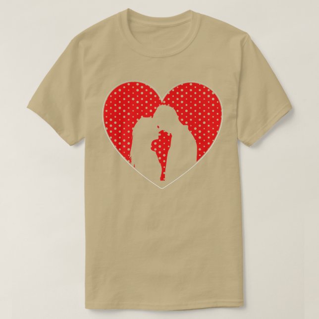T-shirt Couple Heureuse Sainte-Valentin Heartshape Loving  (Design devant)