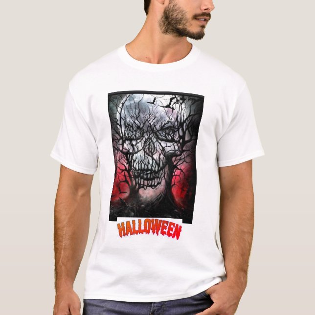 T-shirt couple horreur, michael myers halloween hommes tee (Devant)