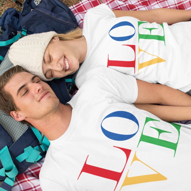T-shirt Couple Love (Créateur téléchargé)