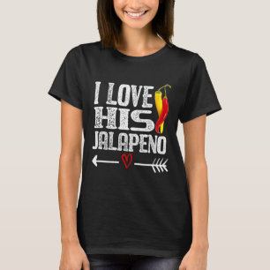 T-shirt Couple Mexicain Cinco De Mayo J'Aime Son Jalapeno