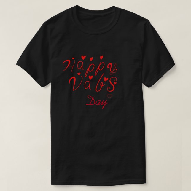 T-shirt couple pour la Saint-Valentin Mignon (Design devant)
