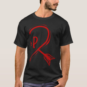 T-shirt Couple Valentine Coeur pour lui P 2023 Heureux Val