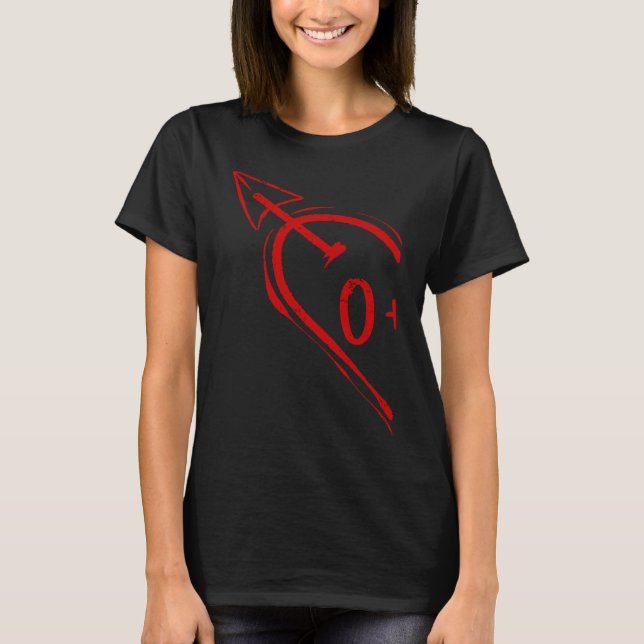 T-shirt Couple Valentine Heart for Her O 2023 Happy Valent (Devant)