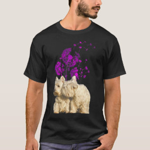 T-shirt Couple Westies Dandelion Saint-Valentin