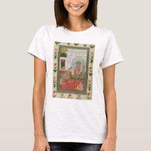 T-shirt Couple with female attendants and musicians