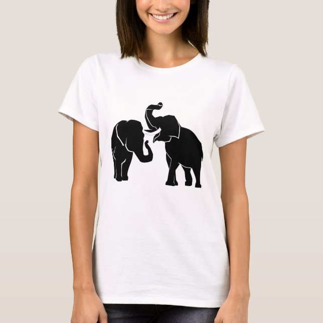 T-shirt Coupler Elephants (Devant)