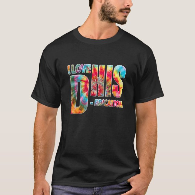 T-shirt Couples assortis J'aime son dévouement pour elle (Devant)