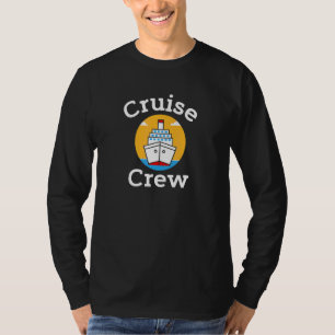 T-shirt Couples de l'équipage de croisière correspondant à