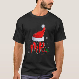 T-shirt Couples de Noël de M.-And-Mme-Claus qui correspon