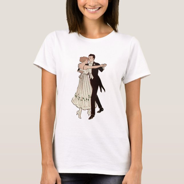 T-shirt Couples de salle de bal (Devant)