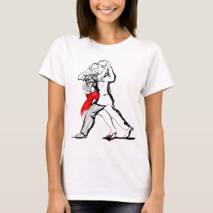 T-shirt Couples de tango