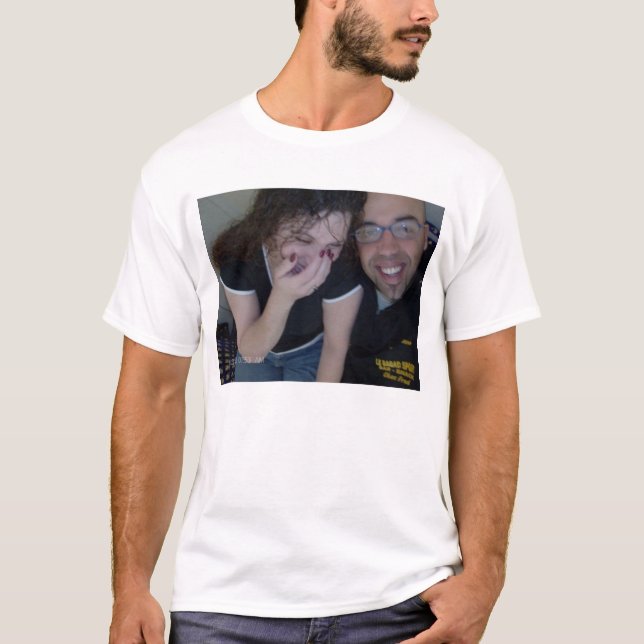 T-shirt Couples d'immigration dans l'amour (Devant)
