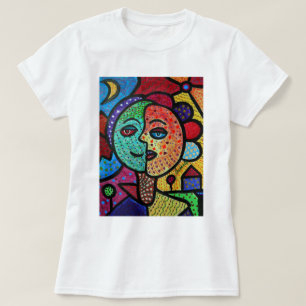 T-SHIRT COUPLES DU SOLEIL ET DE LUNE