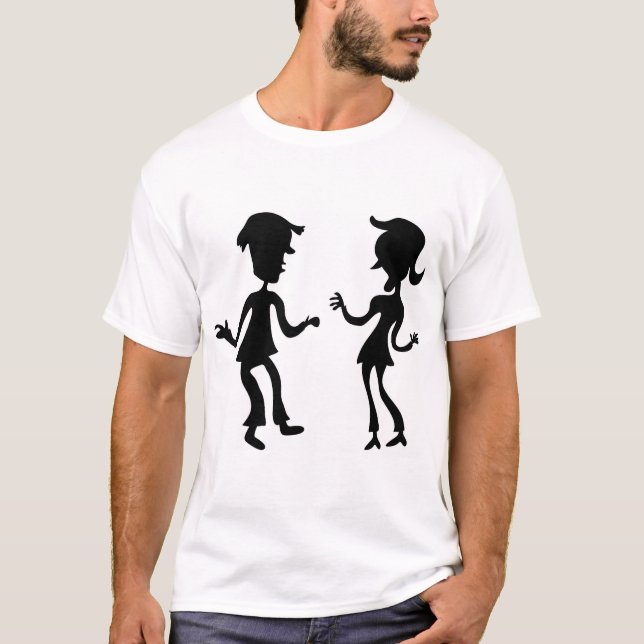 T-shirt Couples fous (Devant)