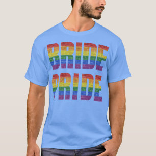 T-shirt Couples lesbiens LGBTQ Mariage Fierté de la mariée