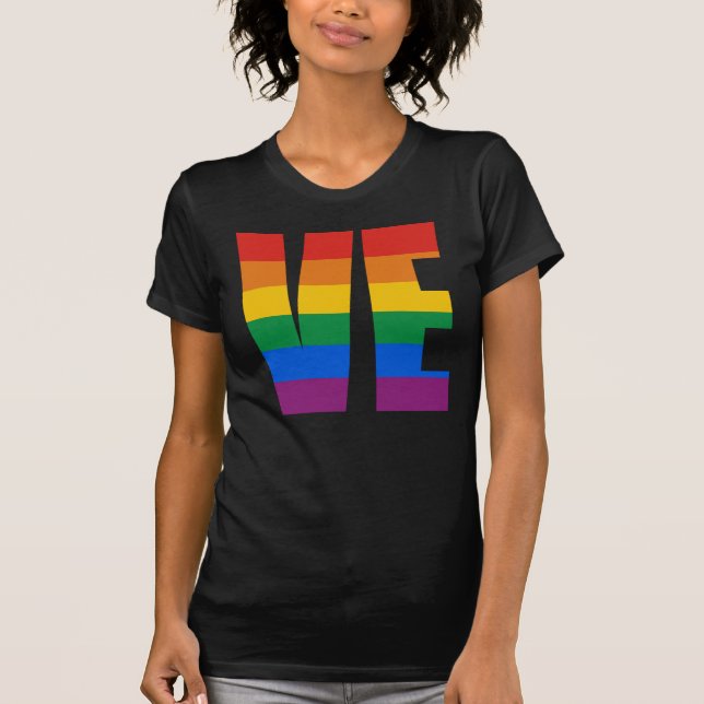 T-Shirt COUPLES LETTRES D'AMOUR (Devant)