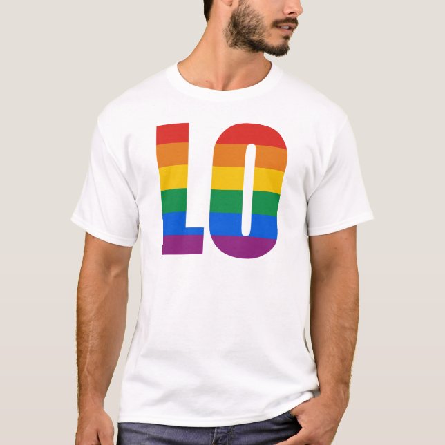 T-SHIRT COUPLES LETTRES D'AMOUR - LO (Devant)