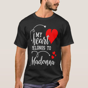 T-shirt Couples qui correspondent à mon coeur appartient à