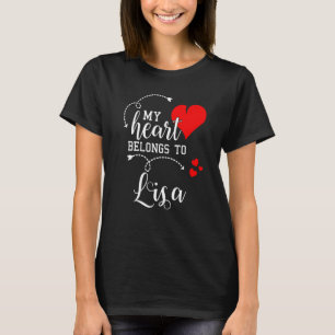 T-shirt Couples qui correspondent à mon coeur appartient à