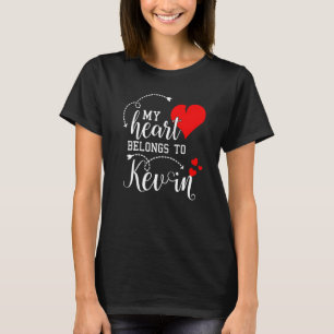 T-shirt Couples qui correspondent à mon coeur Appartient à