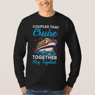T-shirt Couples Qui Croisent Ensemble Restent Ensemble Cro