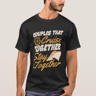T-shirt Couples Qui Croisent Ensemble Restent Ensemble Mat