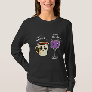 T-shirt Couples Romantiques de vins de café